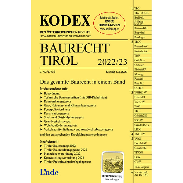KODEX Baurecht Tirol 2022/23, Barbara Gstir