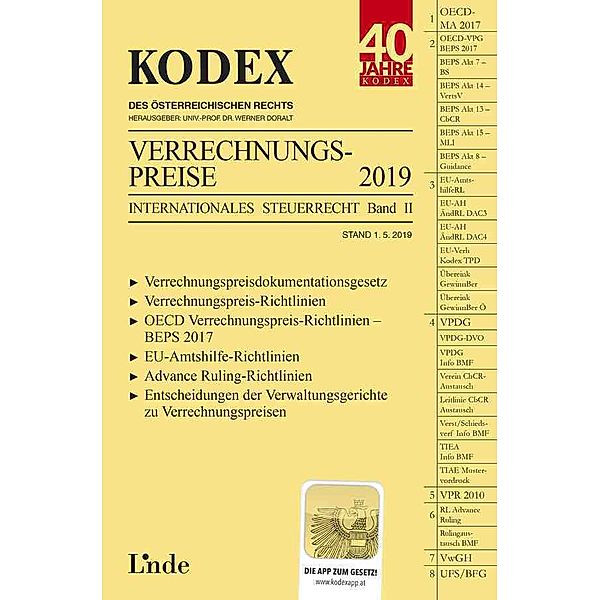 Kodex des Österreichischen Rechts / KODEX Verrechnungspreise 2019, Roland Macho