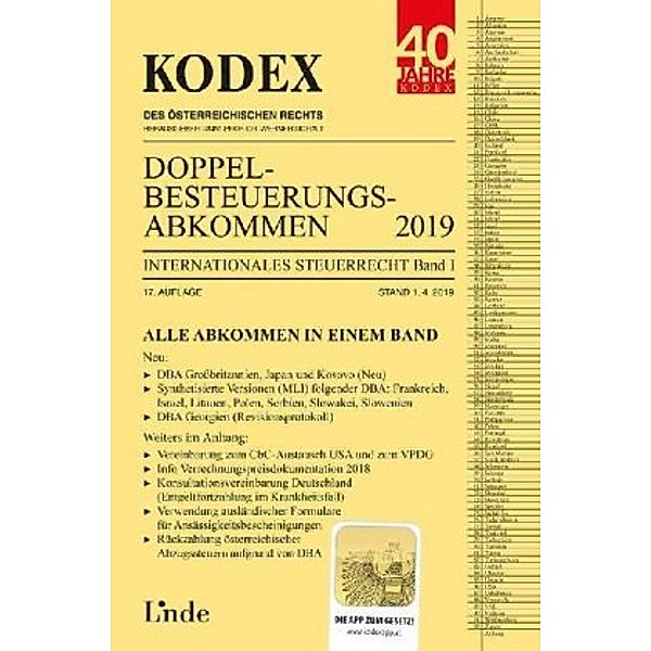 KODEX Doppelbesteuerungsabkommen 2019, Judith Herdin-Winter, Sabine Schmidjell-Dommes