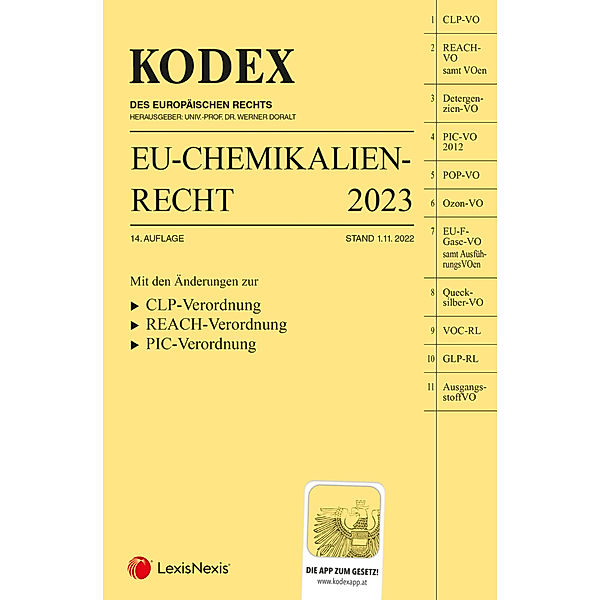 KODEX EU-Chemikalienrecht 2023 - inkl. App