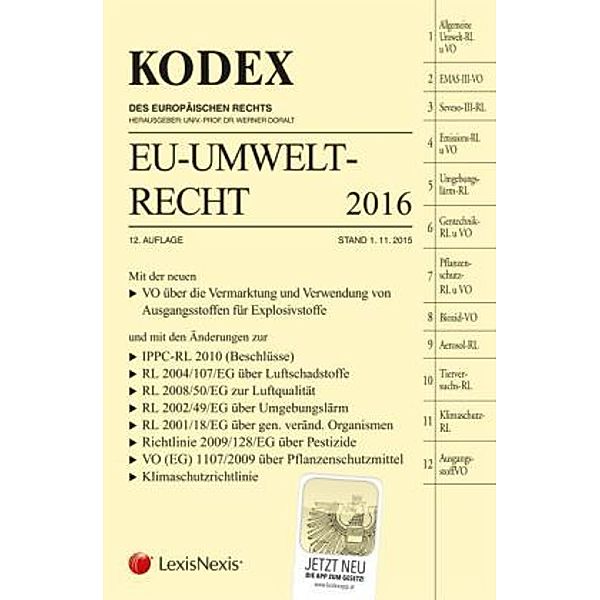 KODEX EU-Umweltrecht 2016