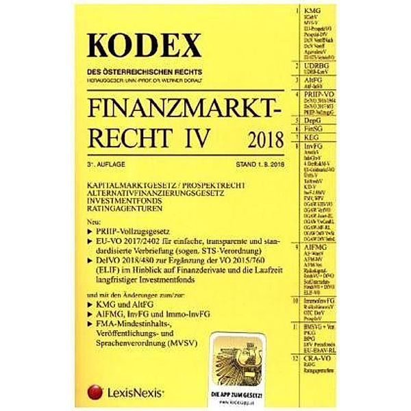KODEX Finanzmarktrecht 2018