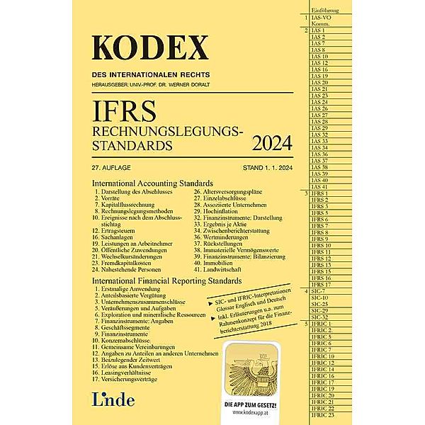 KODEX IFRS - Rechnungslegungsstandards 2024, Alfred Wagenhofer