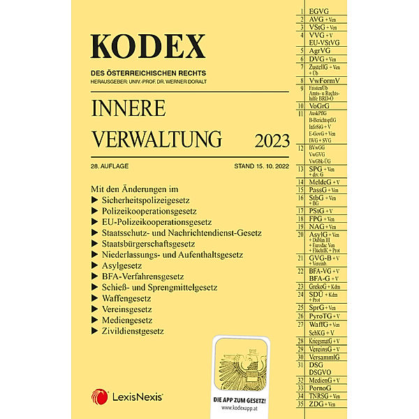 Kodex / KODEX Innere Verwaltung 2023 - inkl. App