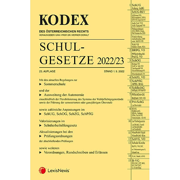 Kodex / KODEX Schulgesetze 2022/23