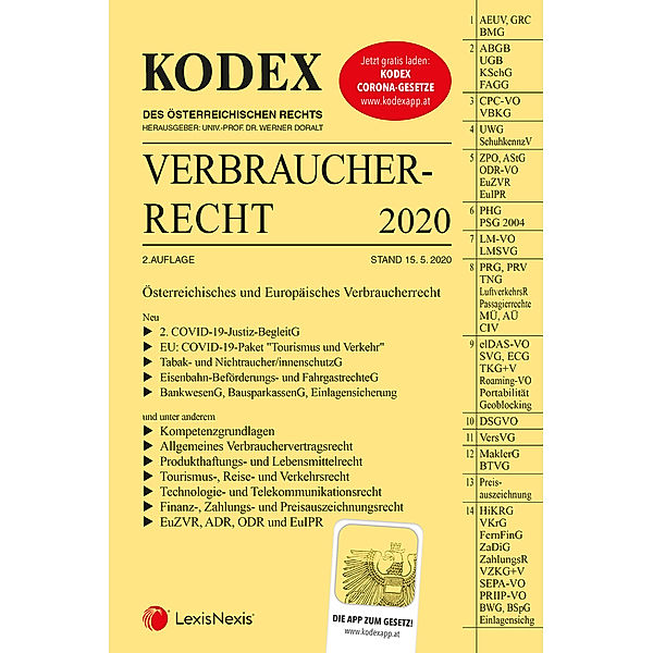 Kodex / KODEX Verbraucherrecht 2020