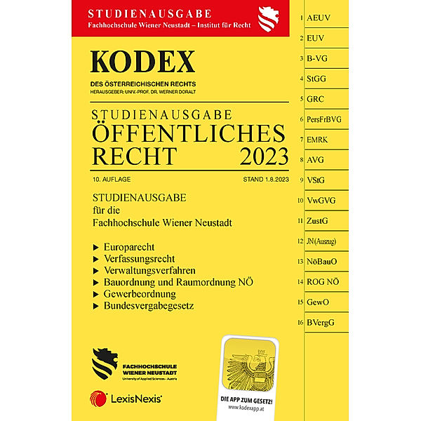 KODEX Öffentliches Recht 2023 - inkl. App