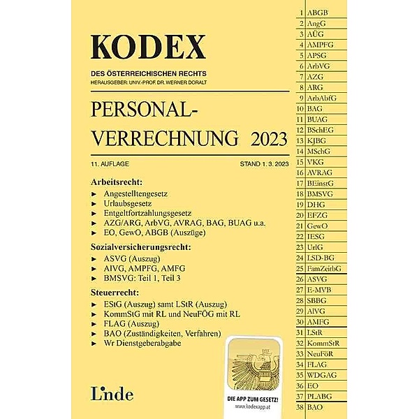KODEX Personalverrechnung 2023, Michael Seebacher