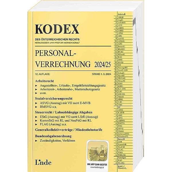 KODEX Personalverrechnung 2024/25, Michael Seebacher