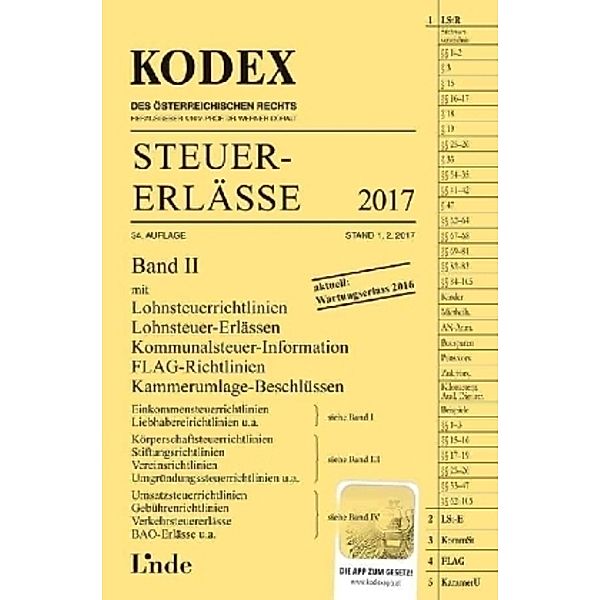 KODEX Steuer-Erlässe 2017 (f. Österreich), Andrei Bodis