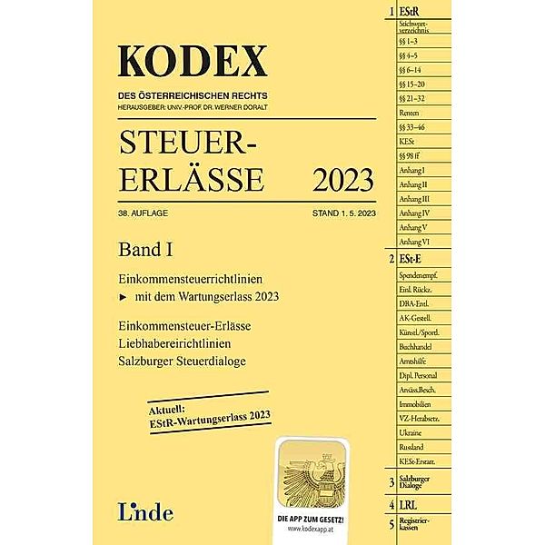 KODEX Steuer-Erlässe 2023, Band I, Michael Schilcher