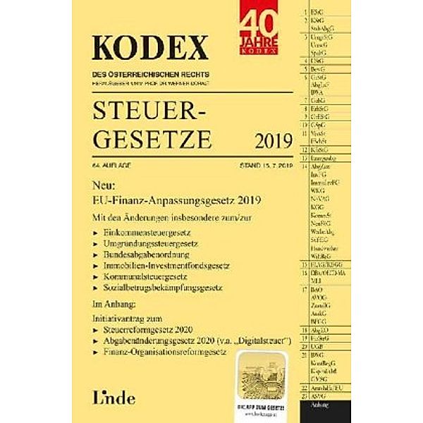 KODEX Steuergesetze 2019, Andrei Bodis