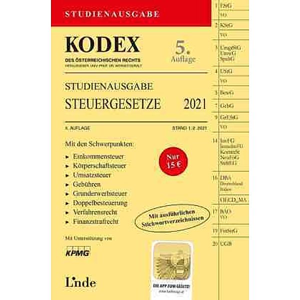 KODEX Steuergesetze 2021, Studienausgabe (f. Österreich), Andrei Bodis