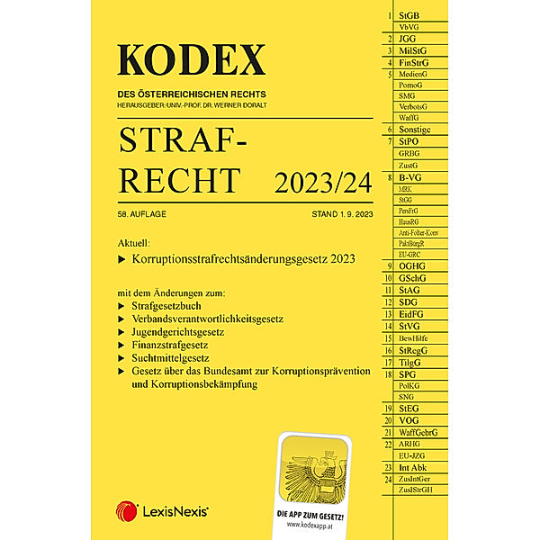 KODEX Strafrecht 2023/24 - inkl. App