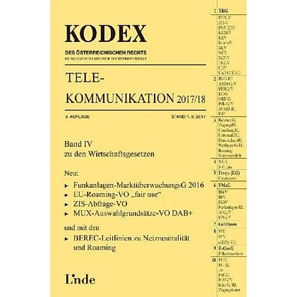 KODEX Telekommunikation 2017/18 (f. Österreich), Wolfgang Feiel