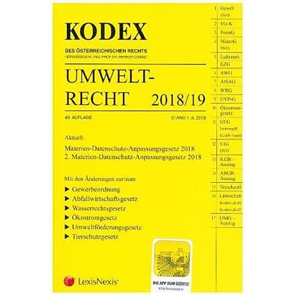 KODEX Umweltrecht 2018/19