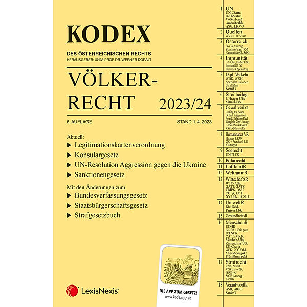 KODEX Völkerrecht 2023 - inkl. App