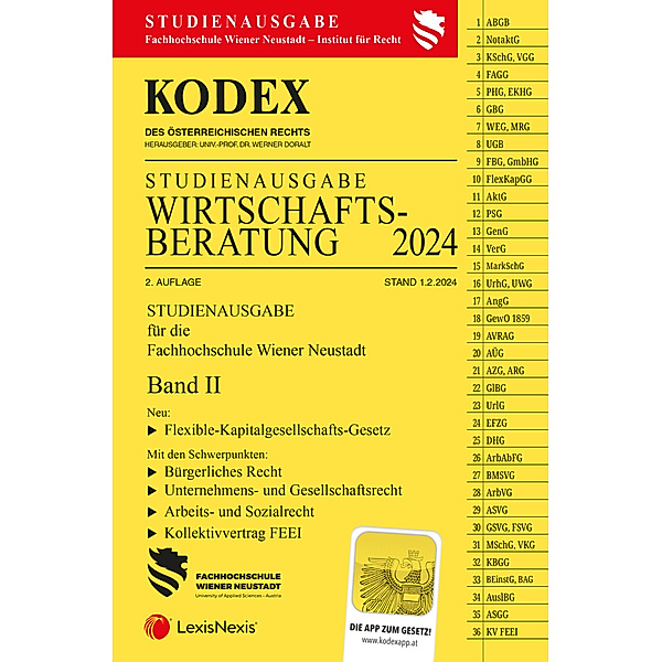 KODEX Wirtschaftsberatung 2024 Band II - inkl. App