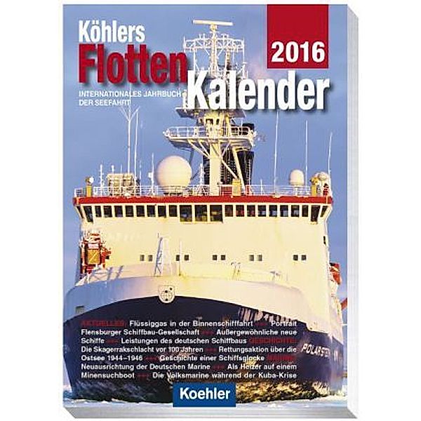 Köhlers FlottenKalender 2016
