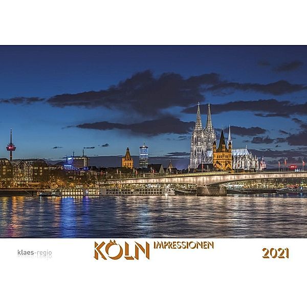 Köln 2021 Bildkalender A2 quer