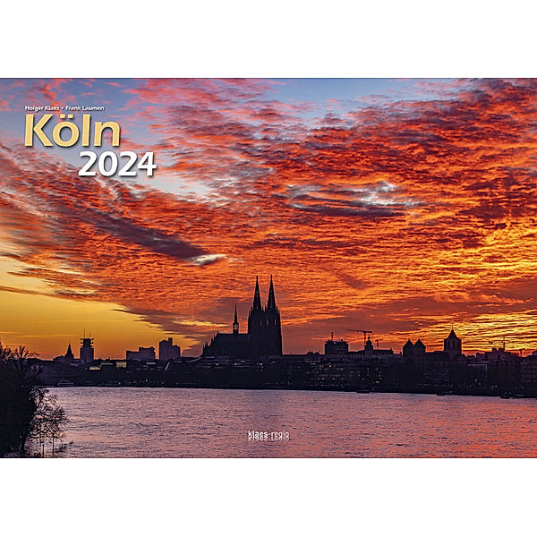 Köln 2024 Bildkalender A3 quer, spiralgebunden