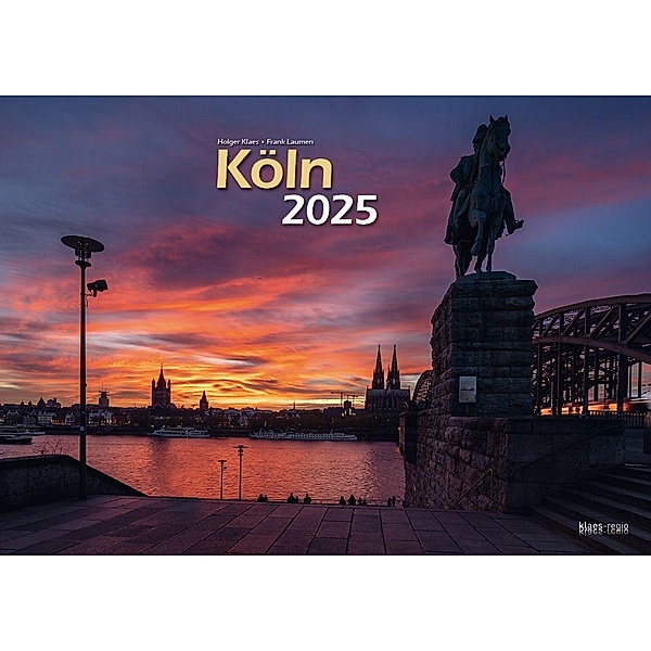 Köln 2025 Bildkalender A3 quer, spiralgebunden