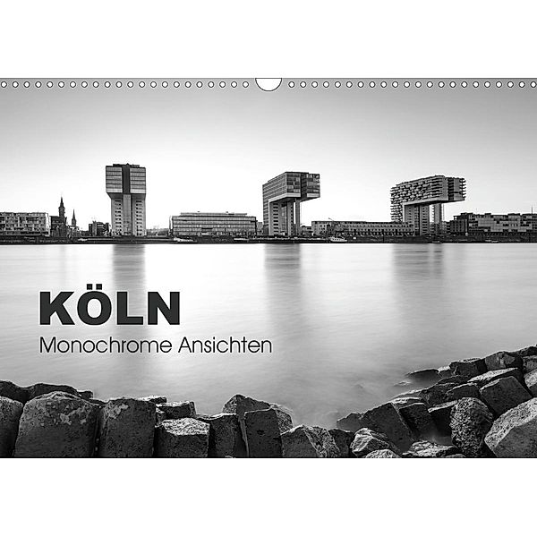 Köln - monochrome Ansichten (Wandkalender 2021 DIN A3 quer), rclassen