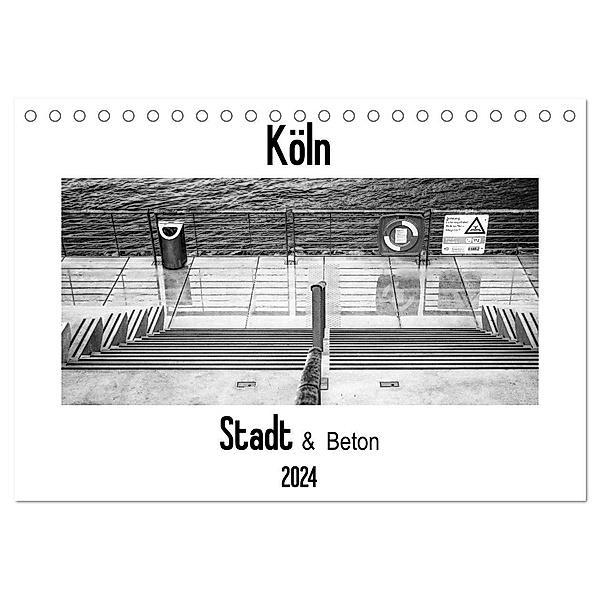 Köln - Stadt & Beton (Tischkalender 2024 DIN A5 quer), CALVENDO Monatskalender, Patricia Ahrens