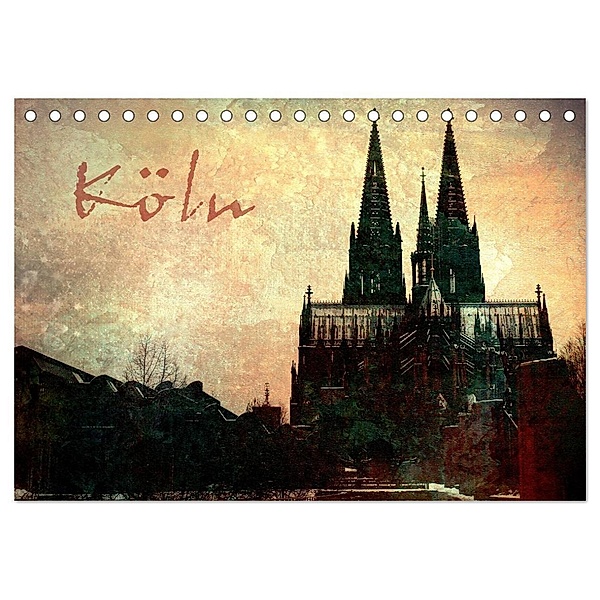 Köln (Tischkalender 2024 DIN A5 quer), CALVENDO Monatskalender, Gabi Siebenhühner