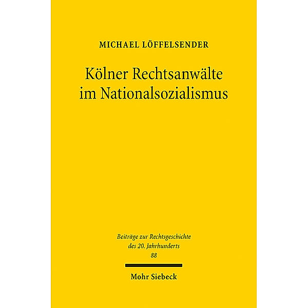 Kölner Rechtsanwälte im Nationalsozialismus, Michael Löffelsender