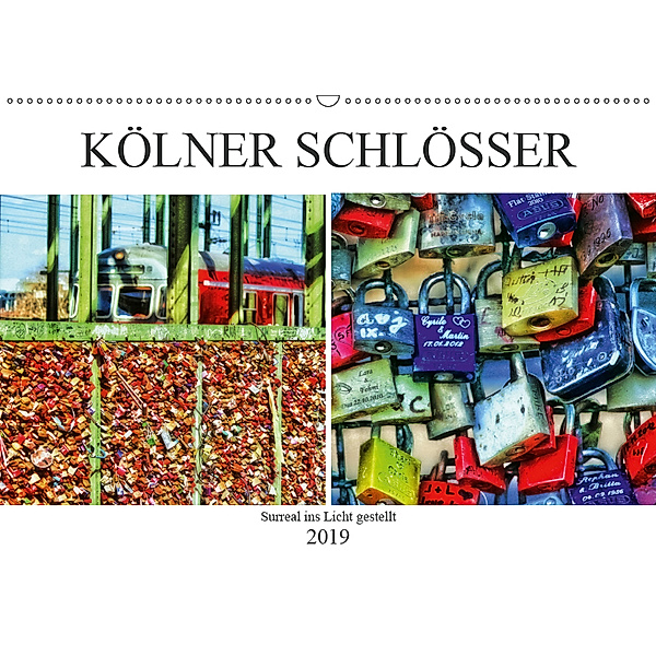 Kölner Schlösser - surreal ins Licht gestellt (Wandkalender 2019 DIN A2 quer), Marina Meerstedt