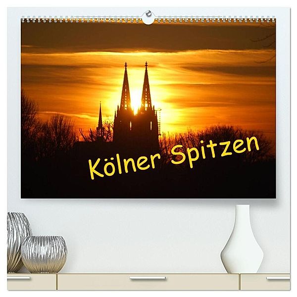 Kölner Spitzen (hochwertiger Premium Wandkalender 2024 DIN A2 quer), Kunstdruck in Hochglanz, Ilka Groos