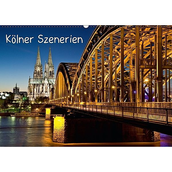 Kölner Szenerien (Wandkalender 2014 DIN A2 quer)