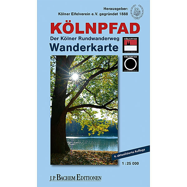 Kölnpfad. Wanderkarte