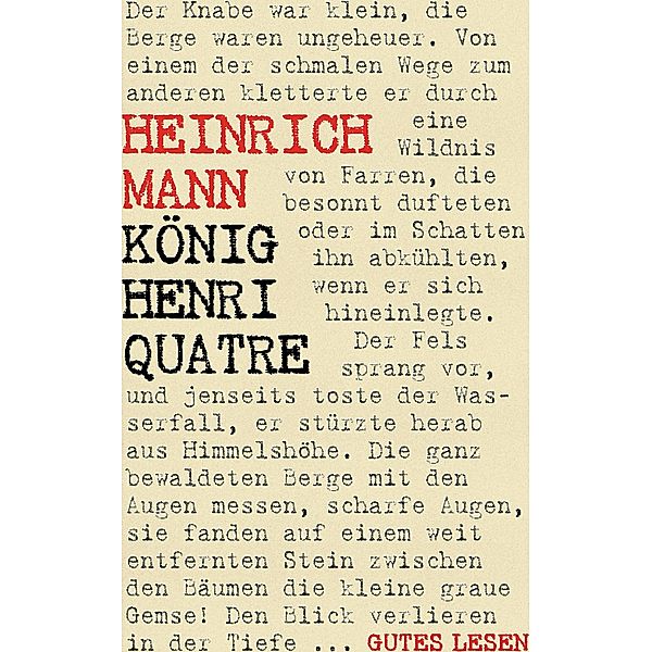 König Henri Quatre - Gesamtausgabe, Heinrich Mann