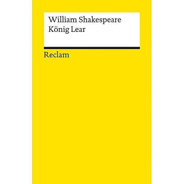 König Lear / Reclams Universal-Bibliothek, William Shakespeare