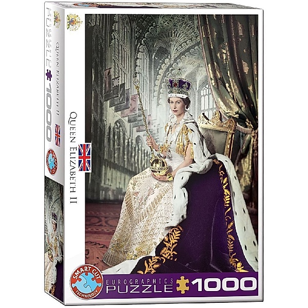 Eurographics Königin Elizabeth II 1000 Teile