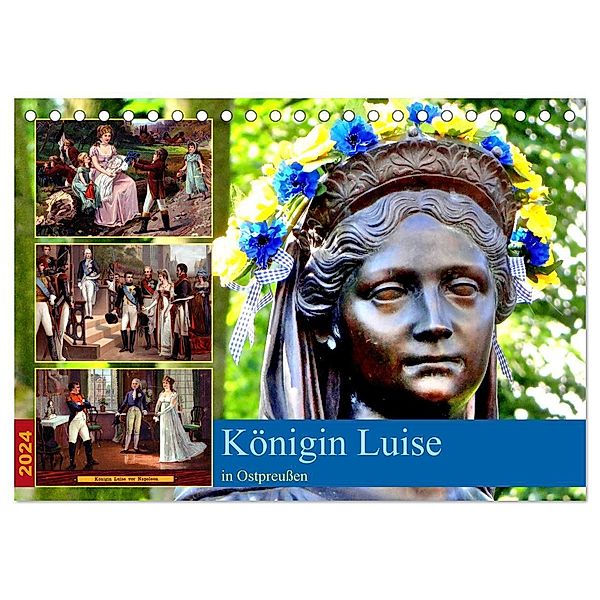 Königin Luise in Ostpreussen (Tischkalender 2024 DIN A5 quer), CALVENDO Monatskalender, Henning von Löwis of Menar