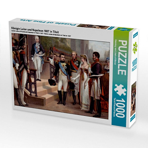 Königin Luise und Napoleon 1807 in Tilsit (Puzzle), Henning von Löwis of Menar