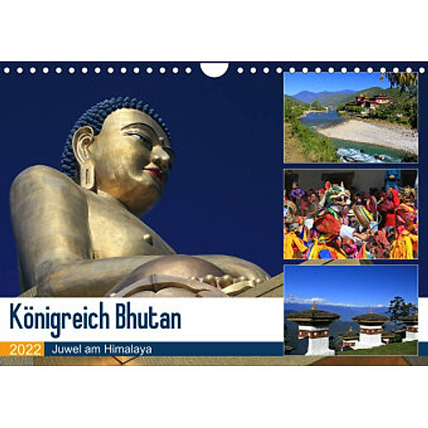 Königreich Bhutan - Juwel am Himalaya (Wandkalender 2022 DIN A4 quer), Michael Herzog