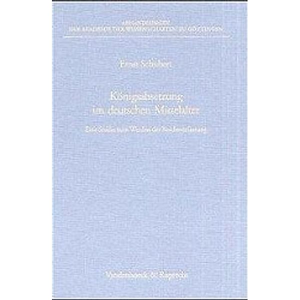 Königsabsetzung im deutschen Mittelalter, Ernst Schubert