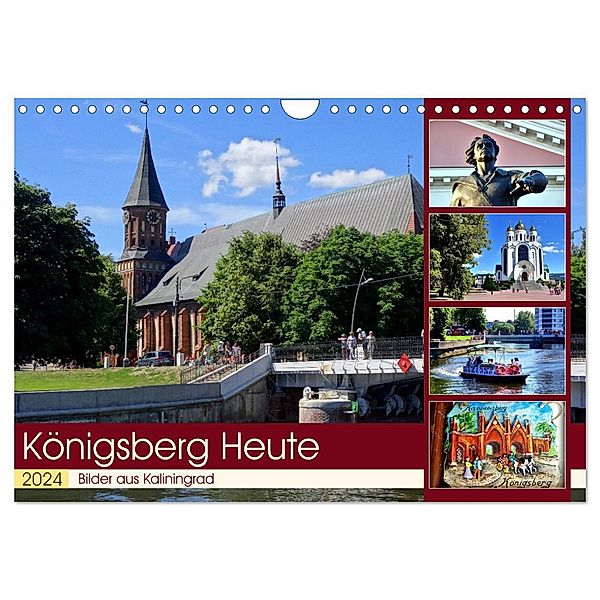 KÖNIGSBERG HEUTE - Bilder aus Kaliningrad (Wandkalender 2024 DIN A4 quer), CALVENDO Monatskalender, Henning von Löwis of Menar