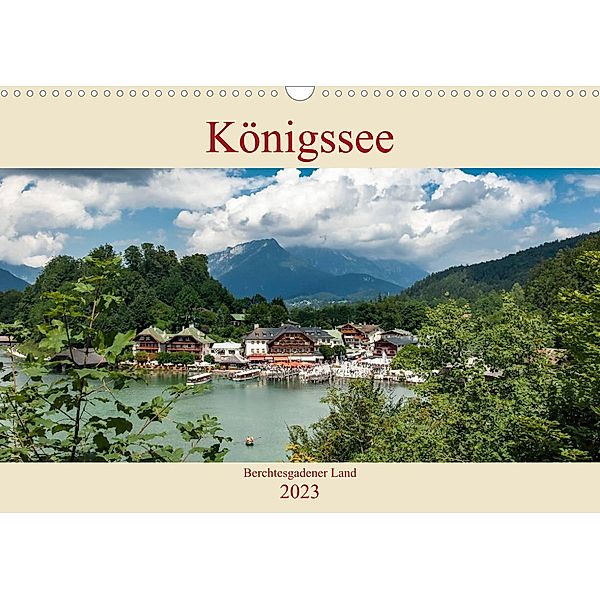 Königssee - Berchtesgadener Land (Wandkalender 2023 DIN A3 quer), Heinz Pompsch