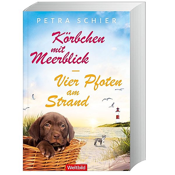 Körbchen mit Meerblick / Vier Pfoten am Strand, Petra Schier