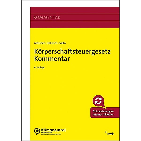 Körperschaftsteuergesetz Kommentar