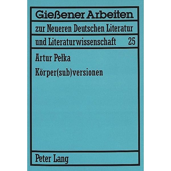 Körper(sub)versionen, Artur Pelka