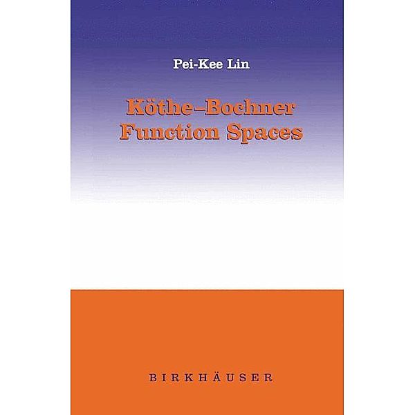 Köthe-Bochner Function Spaces, Pei-Kee Lin