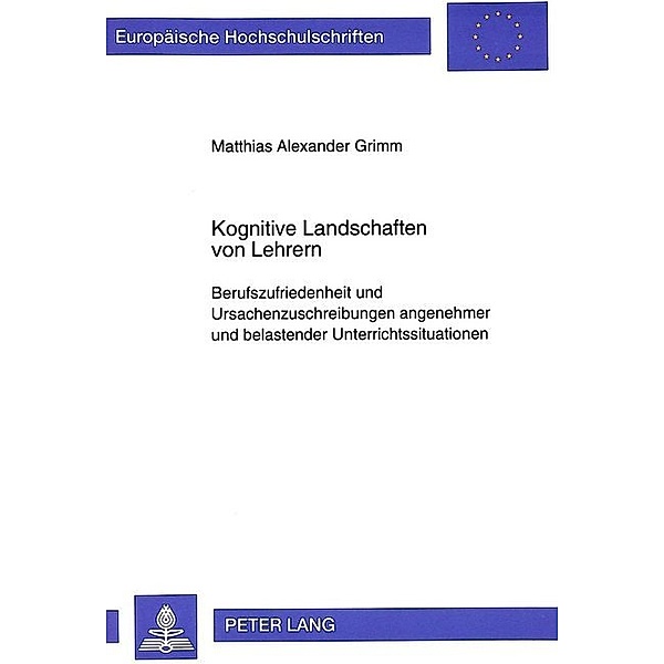 Kognitive Landschaften von Lehrern, Matthias Alexander Grimm
