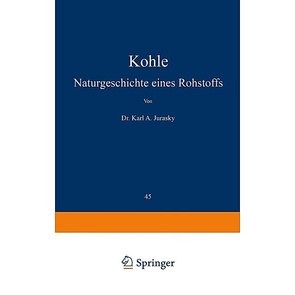 Kohle / Verständliche Wissenschaft Bd.45, Karl A. Jurasky