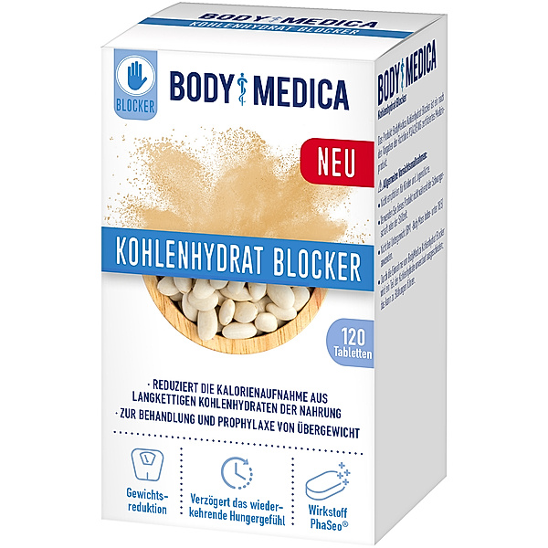 Kohlenhydrat Blocker von BodyMedica (120 Stk.)